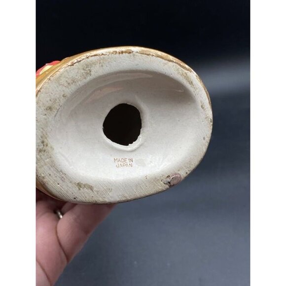 Ceramic Rooster Chicken Figurine Made In Japan Farmhouse 9.5” - Picture 8 of 10